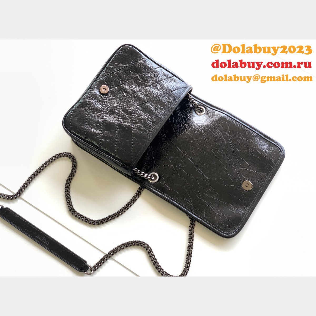 Fashion SAINT LAURENT niki chain wallet mini bag 583103