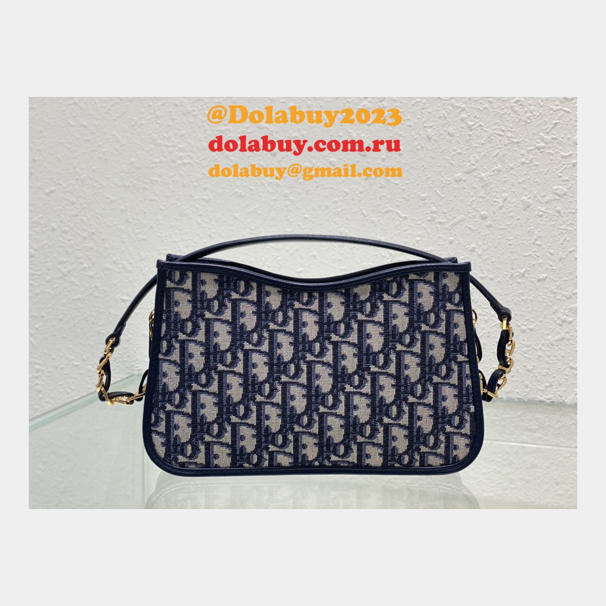 1:1 Replica Dior CD Signature Hobo Winter Wave2 #9211 Bag