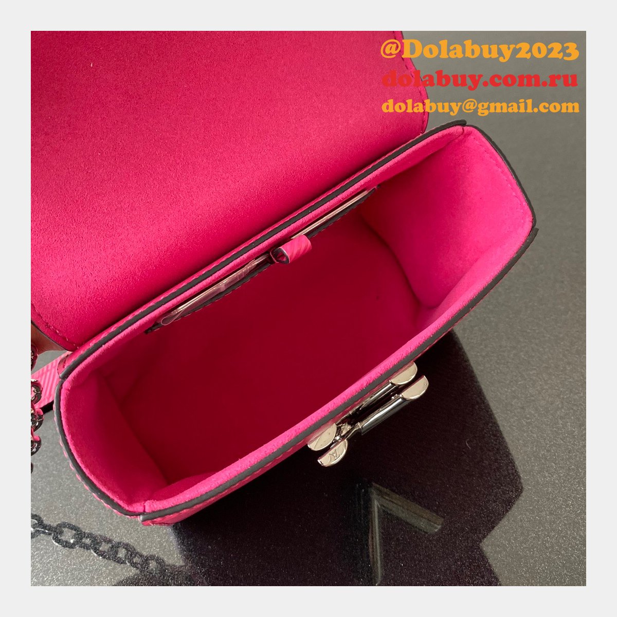 Replica Louis Vuitton Twist MM Epi Leather 16cm 4 Colours