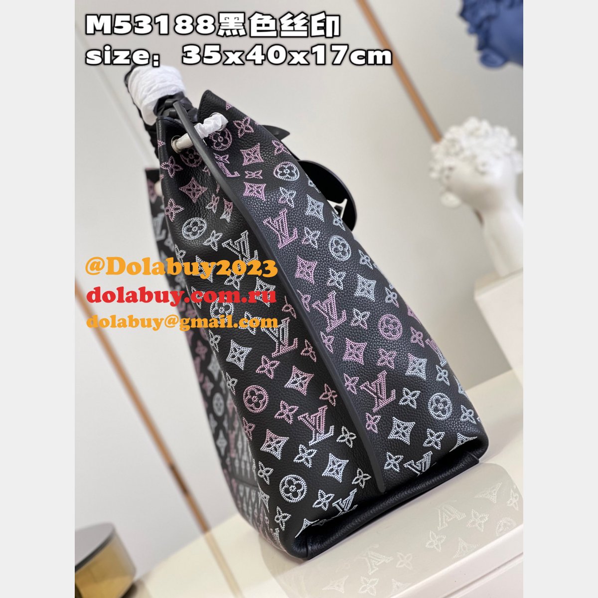Fashion Louis Vuitton Perfect Carmel Mahina Hobo M53188 Bag