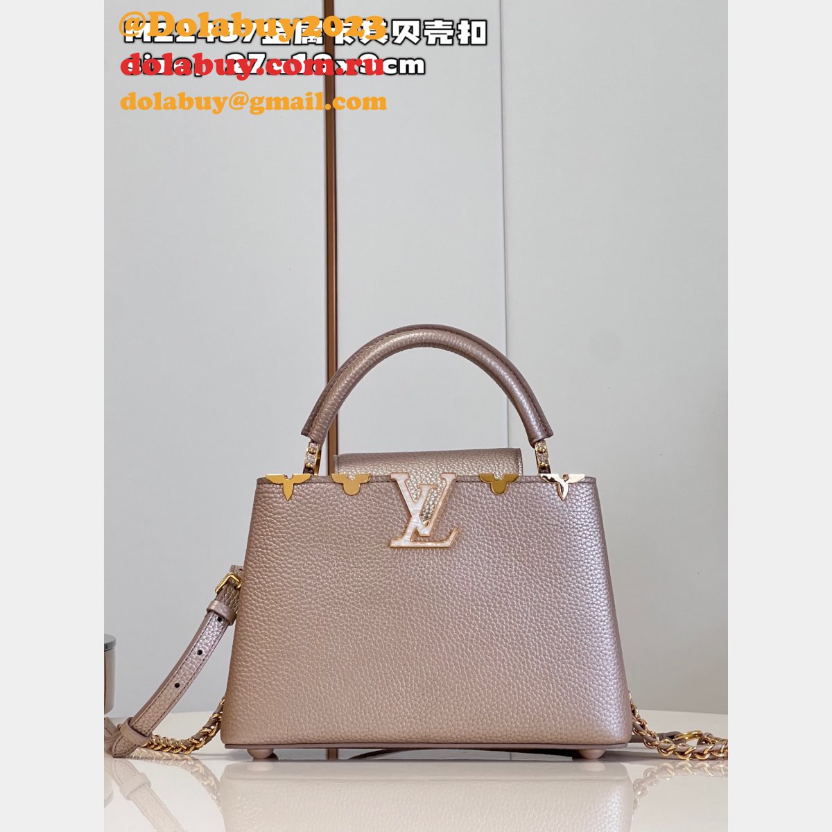 Capucines Shop Replica Louis Vuitton M22436 M22437 M22438 Bag