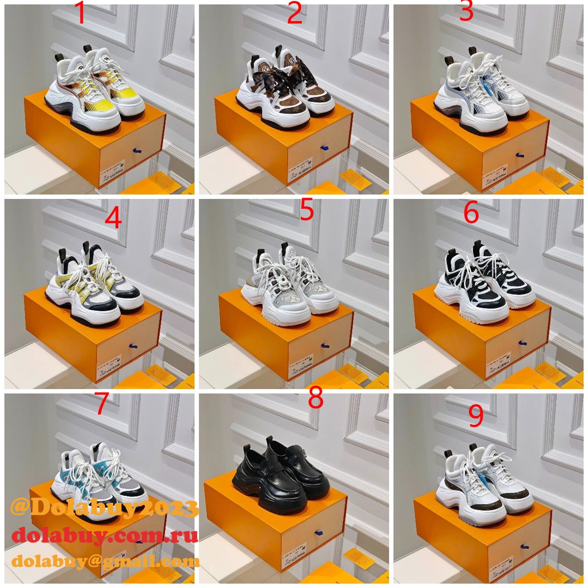 Replica Louis Vuitton 7 Star LV Archlight Sneaker for Sale