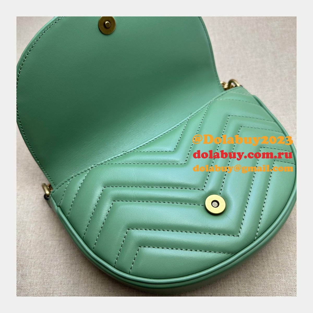 offers 1:1 replica G*u*i gg marmont 746431 matelassé chain bag