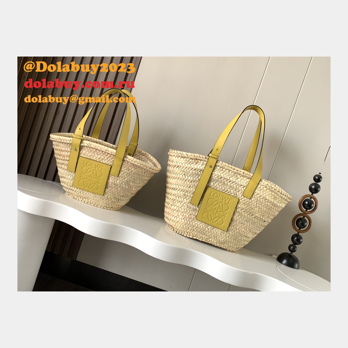 Designer loewe Basket beach handbag hot