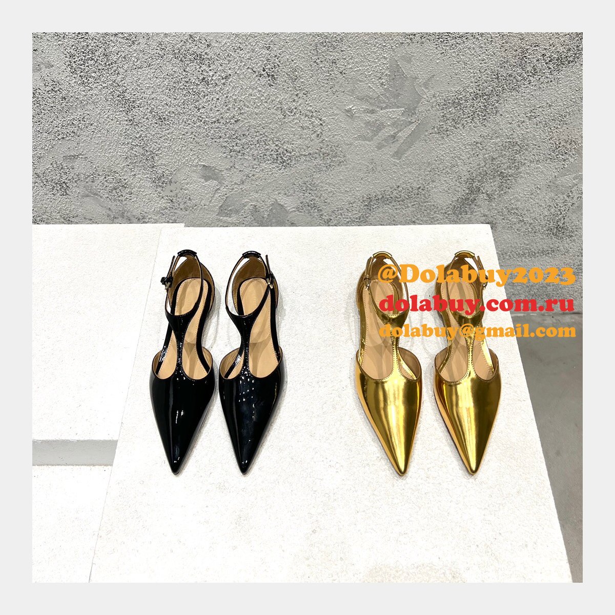 b0tte*a Ven*ta replica flat pointed toe sandals shoes