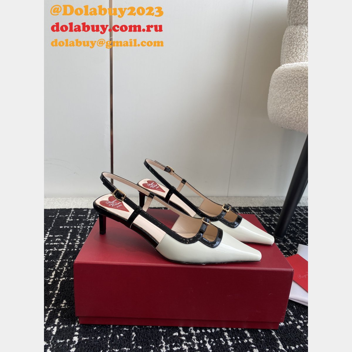roger u1u1er wholesale slingback heels designer knockoff shoes