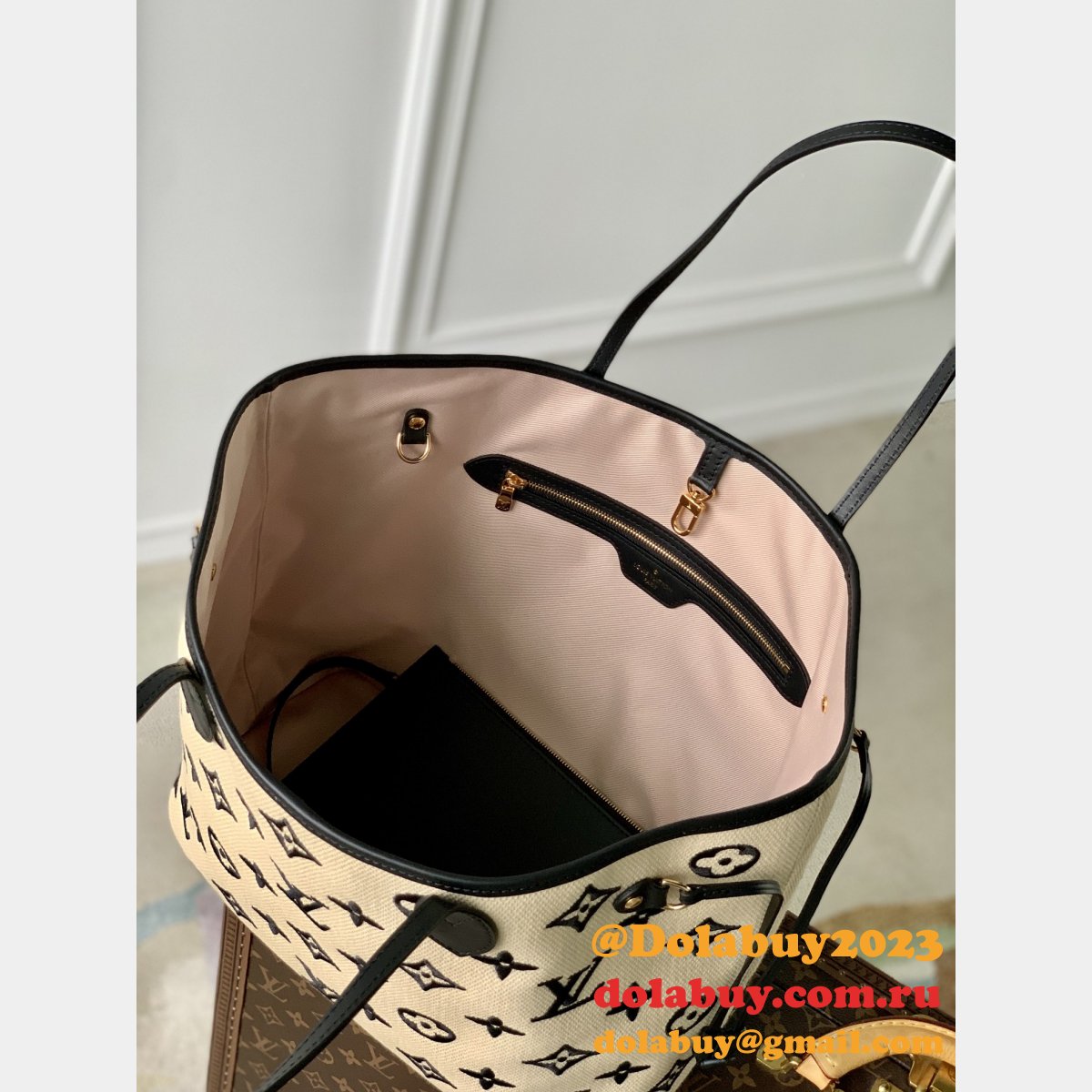 Fashion Neverfull MM Autres Toiles M22838 Louis Vuitton Best Fake Bag
