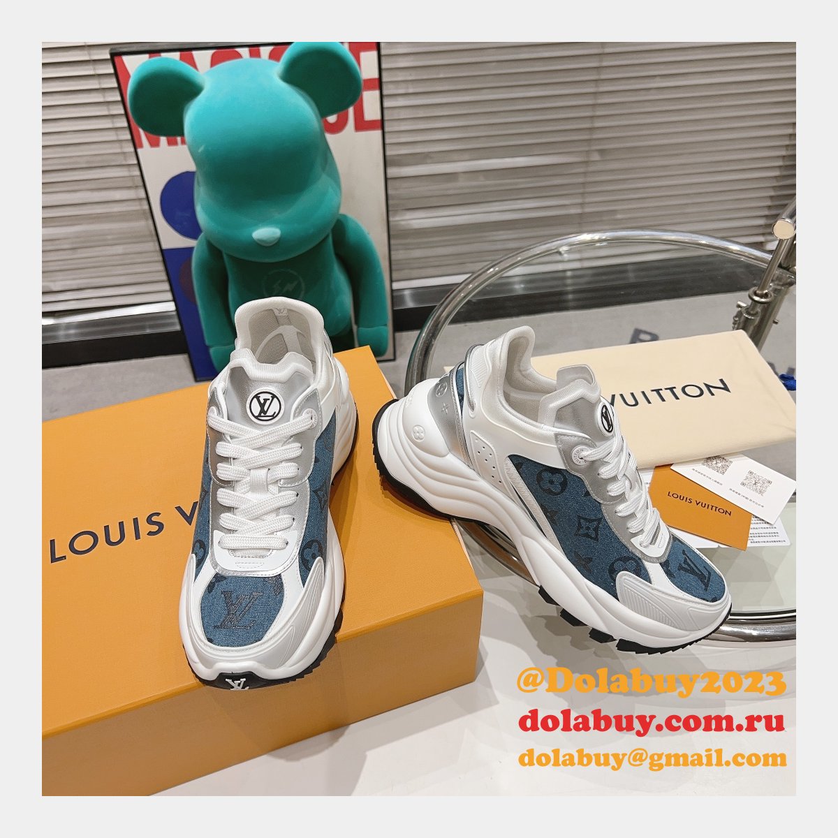 Top Quality LOUIS VUITTON RUN55 Sneakers