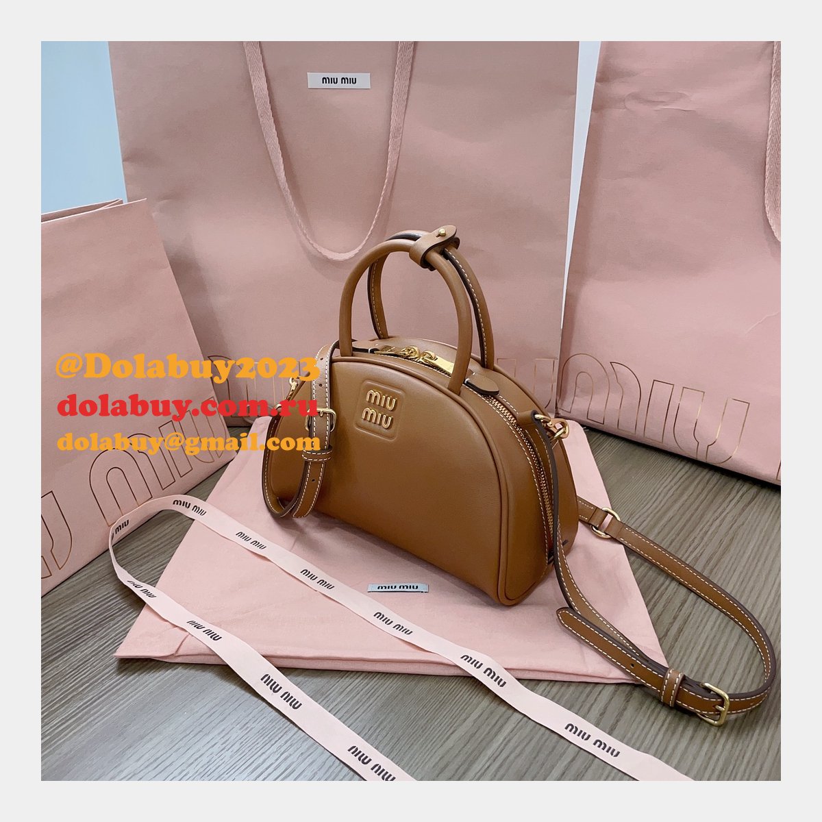 Miumiu 7 Star 5BB157 Designer Replicas Dumplings Handbag