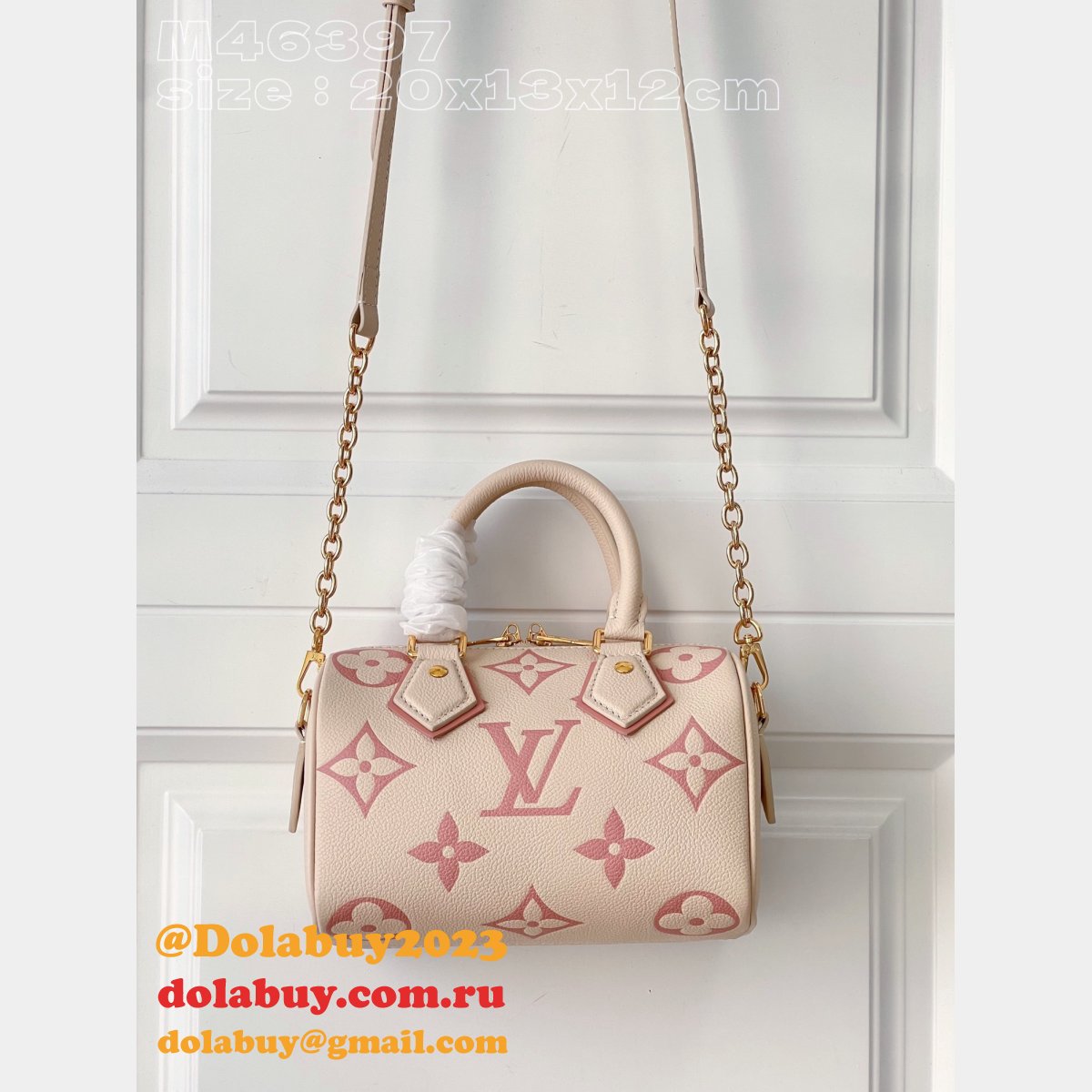 1:1 Mirror Speedy Bandoulière 20 M46596 Fake Louis Vuitton Bag