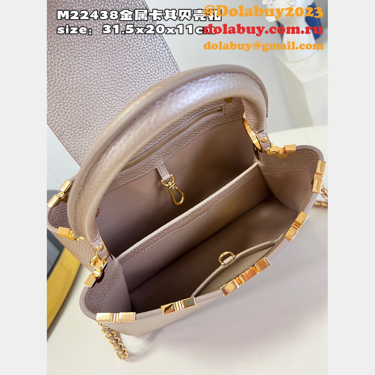 Capucines Shop Replica Louis Vuitton M22436 M22437 M22438 Bag
