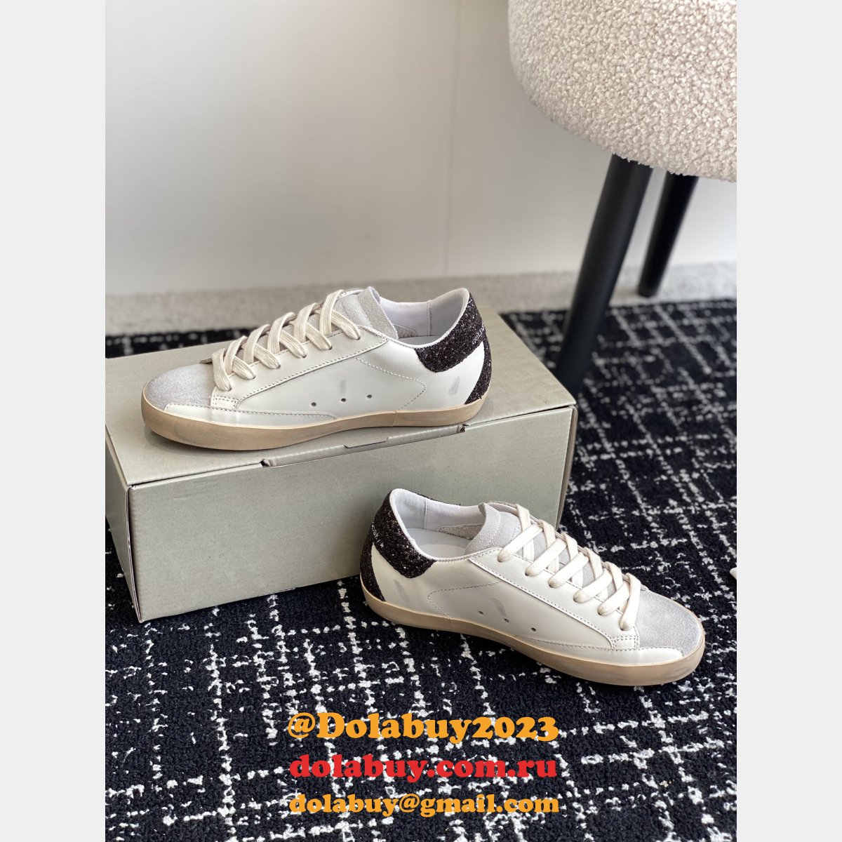 Luxury Super-Star Sabots With Platinum Star Shoes
