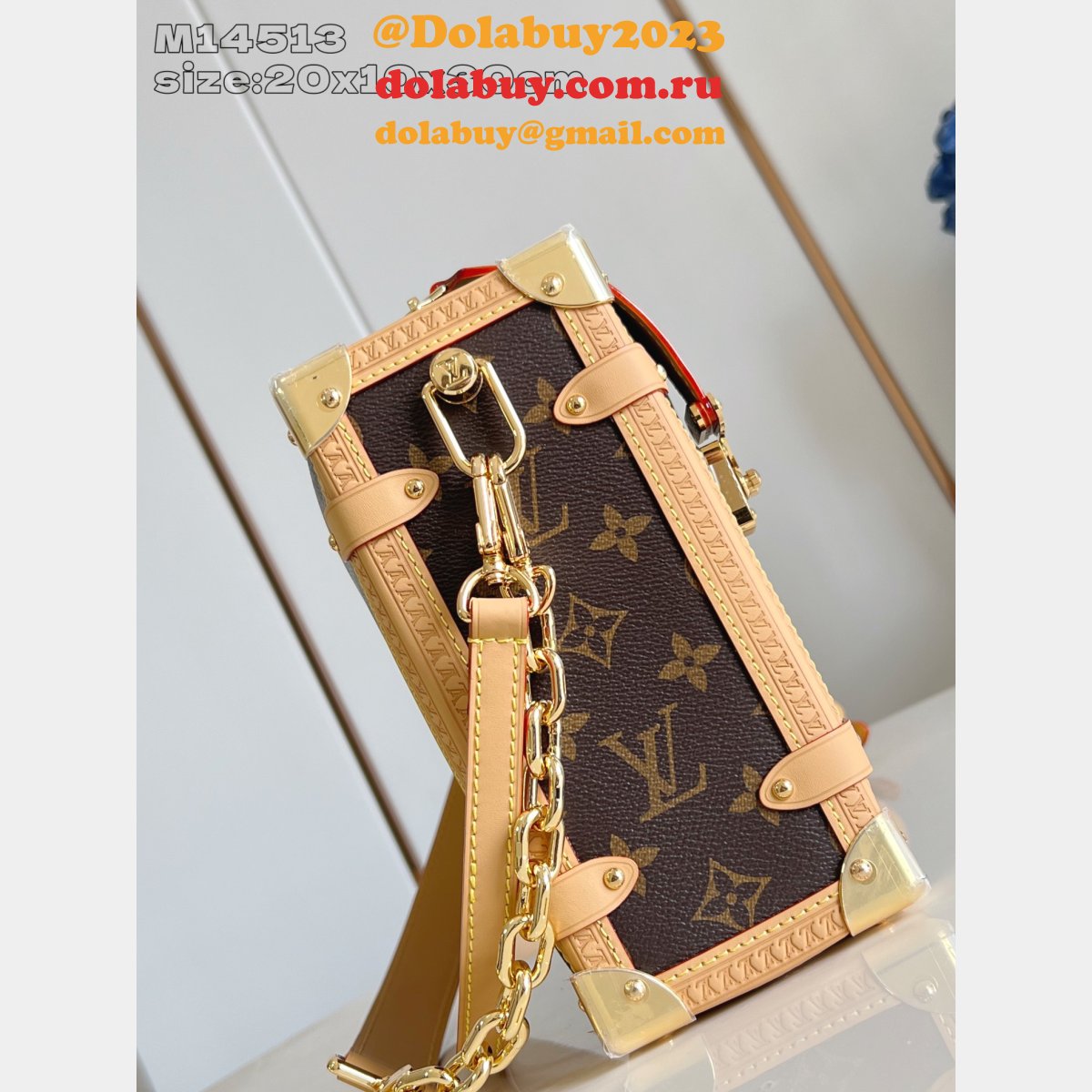 Louis Vuitton 1:1 Mirror M14513 Side Trunk GM Monogram Bag