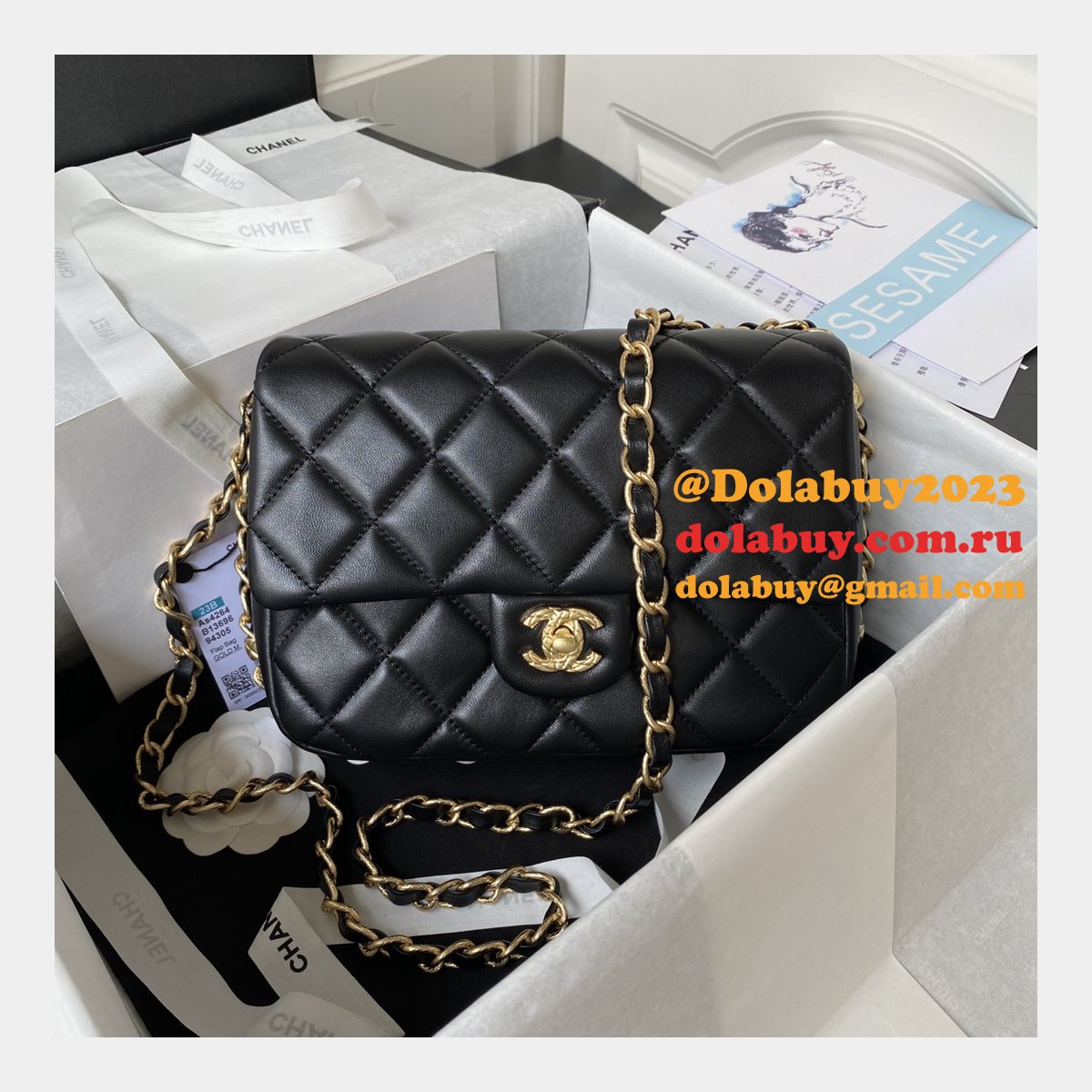 Inspired Fashion Flap AS4263/AS4264 Knock Off 7 Star 21/23CM Bag