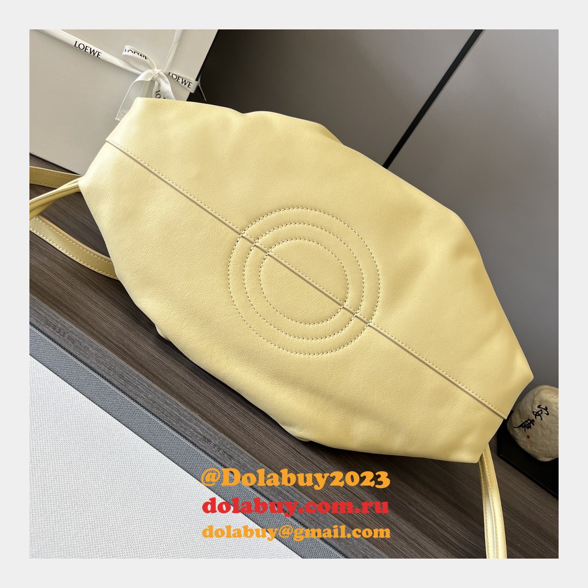 Top Quality Paseo Dumpling Buns small Nappa leather BAG