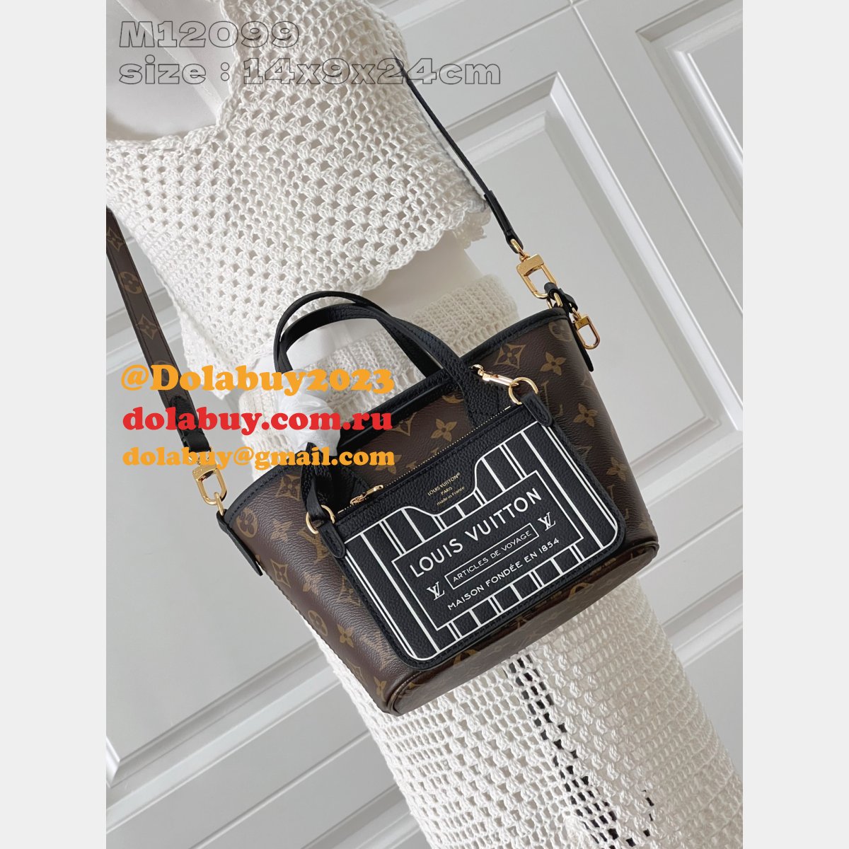 Louis Vuitton 1:1 Mirror Neverfull Bandoulière Inside M12099 Bag
