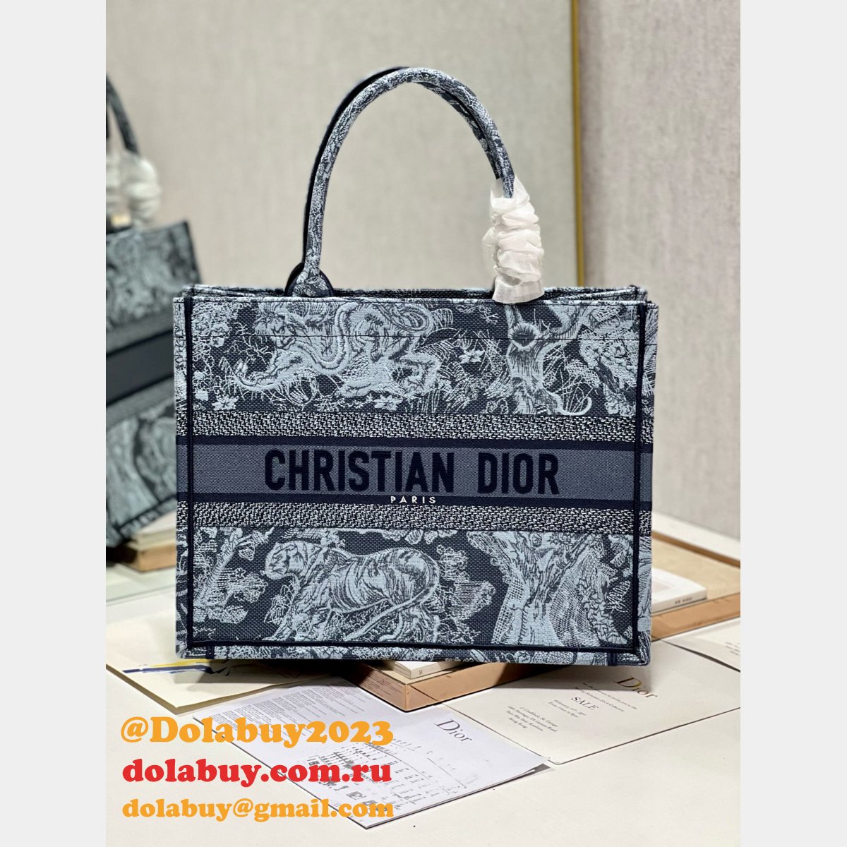 Book Tote Christian Dior Replica Wholesale 1286/1265 Bag