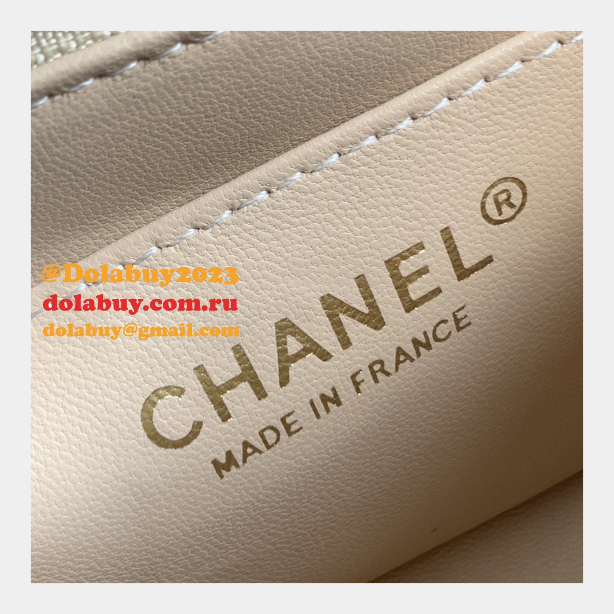 CC 7 Star CF 17CM Classic Flap Apricot UK Bag