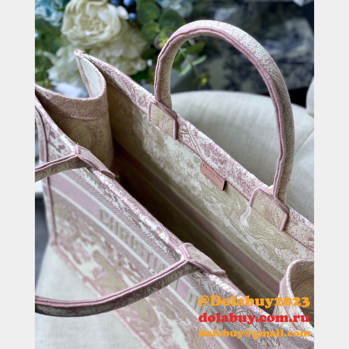 Christian Dior CD Book Tote Replica Bags