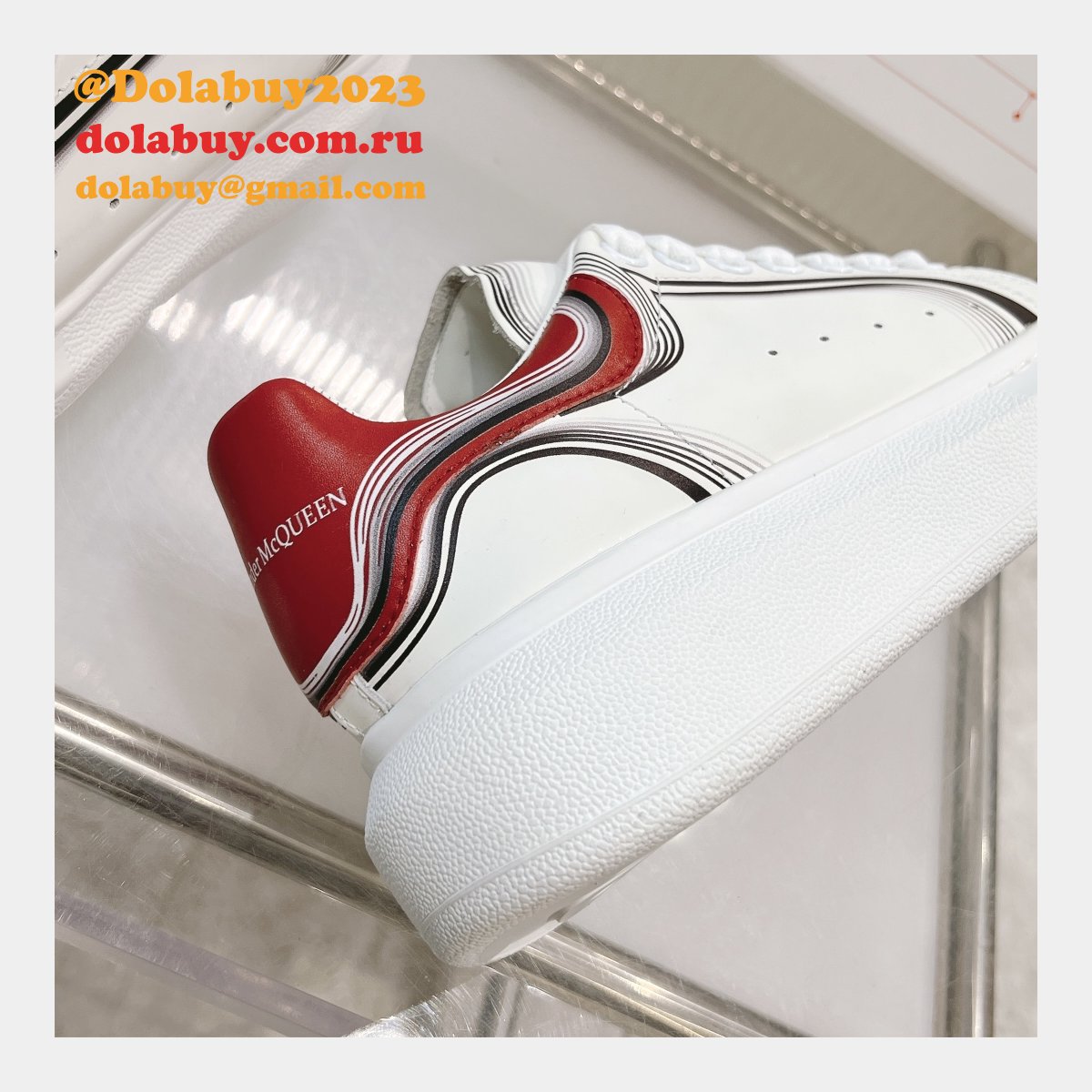 Top Quality ALEXANDER REPLICA women/men white shoes