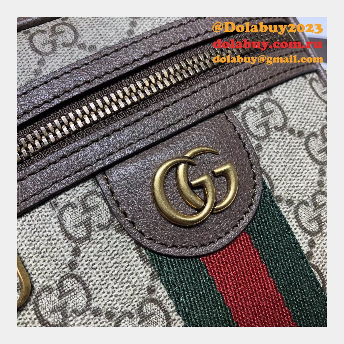 high quality G*u*i replica gg supreme ophidia shoulder 598127 bag