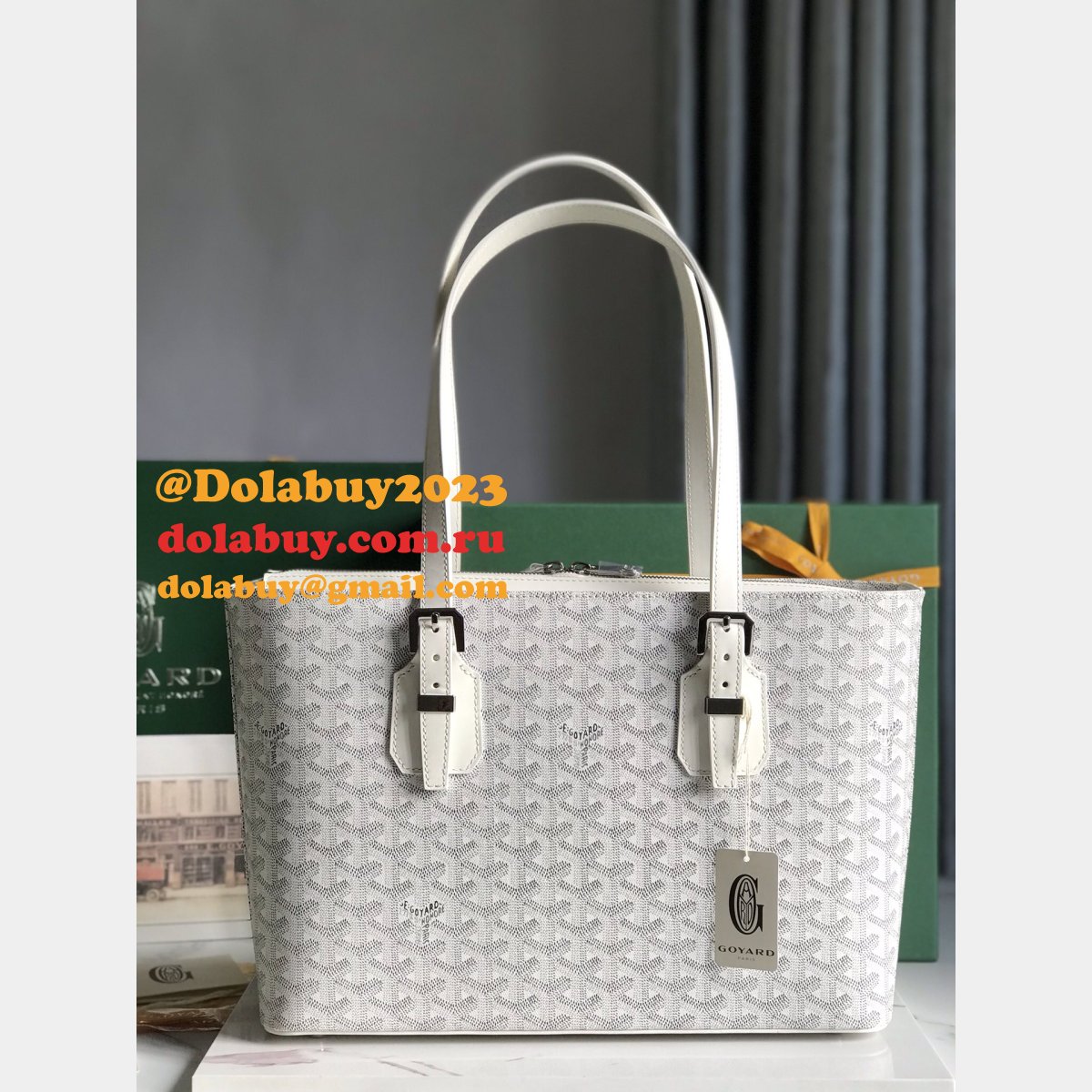 Top Quality 1:1 Mirror Goyardine Marquises Tote 020175