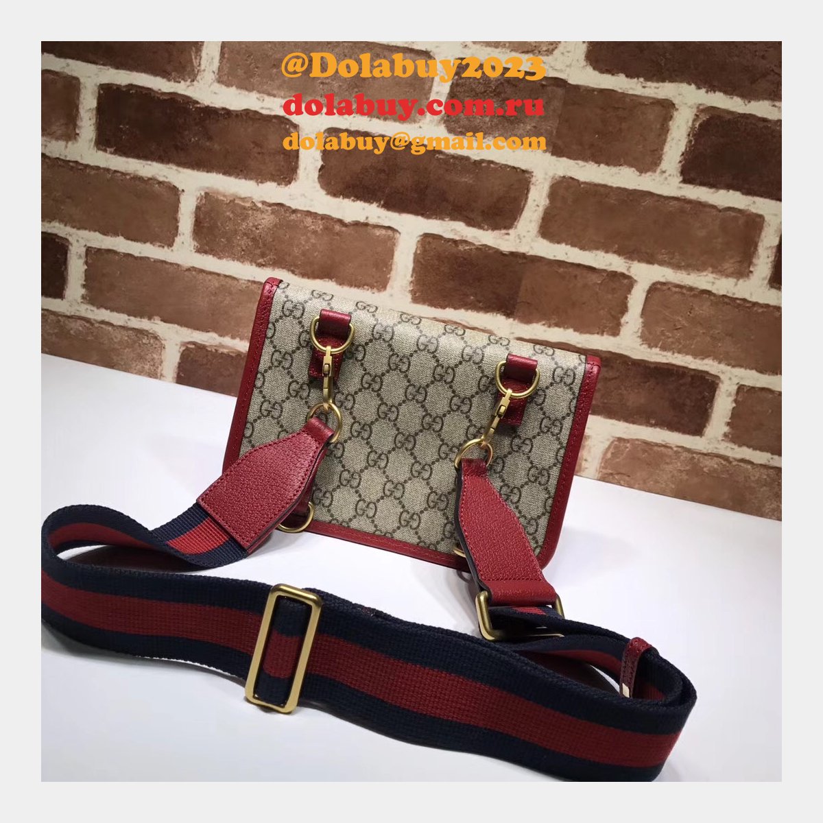 replica G*u*i gg supreme neo vintage messenger bag