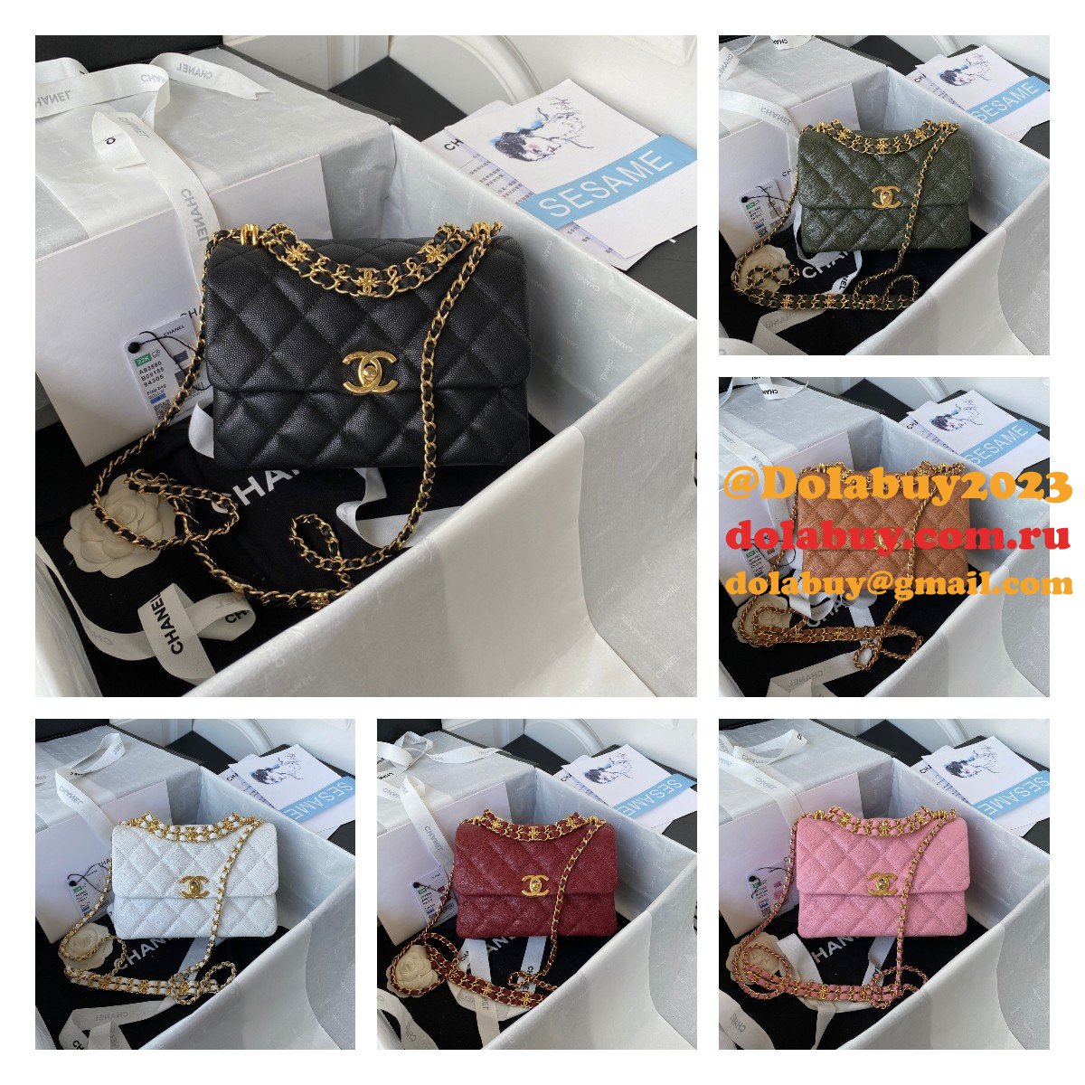 Classic Flap High Quality AS3580 Replica Bag Online Sale