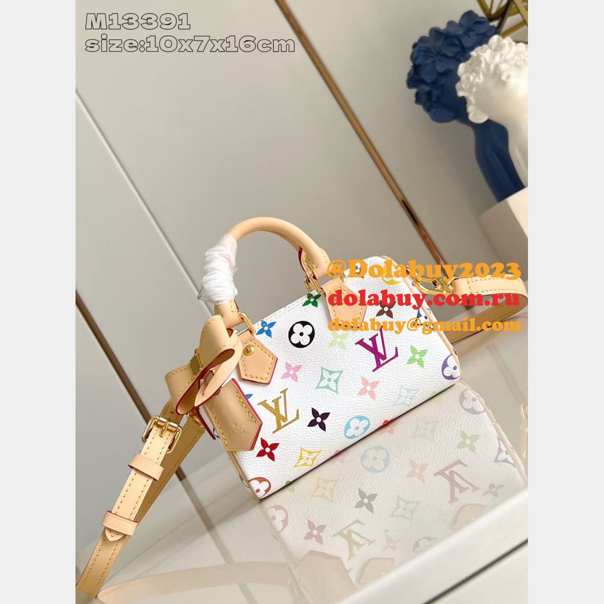LV x TM Nano Speedy New 2025 M13391 Louis Vuitton Replica Bag