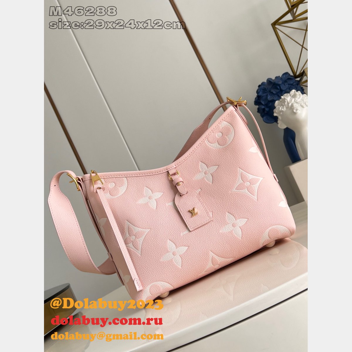 Louis Vuitton Replica CarryAll Top Quality Pink M47082 Bag