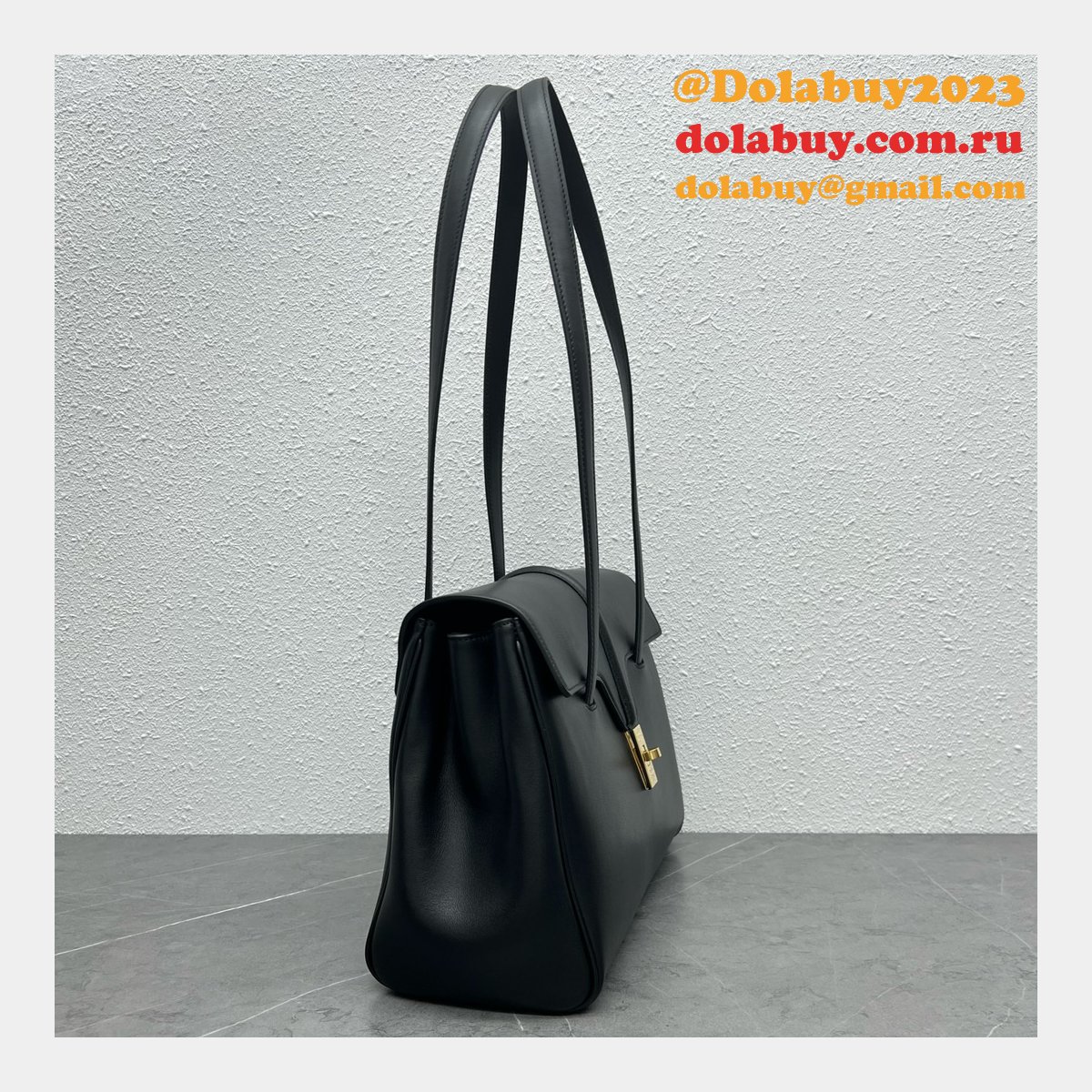 High Quality CELINE SOFT 16 Office patent leather Medium