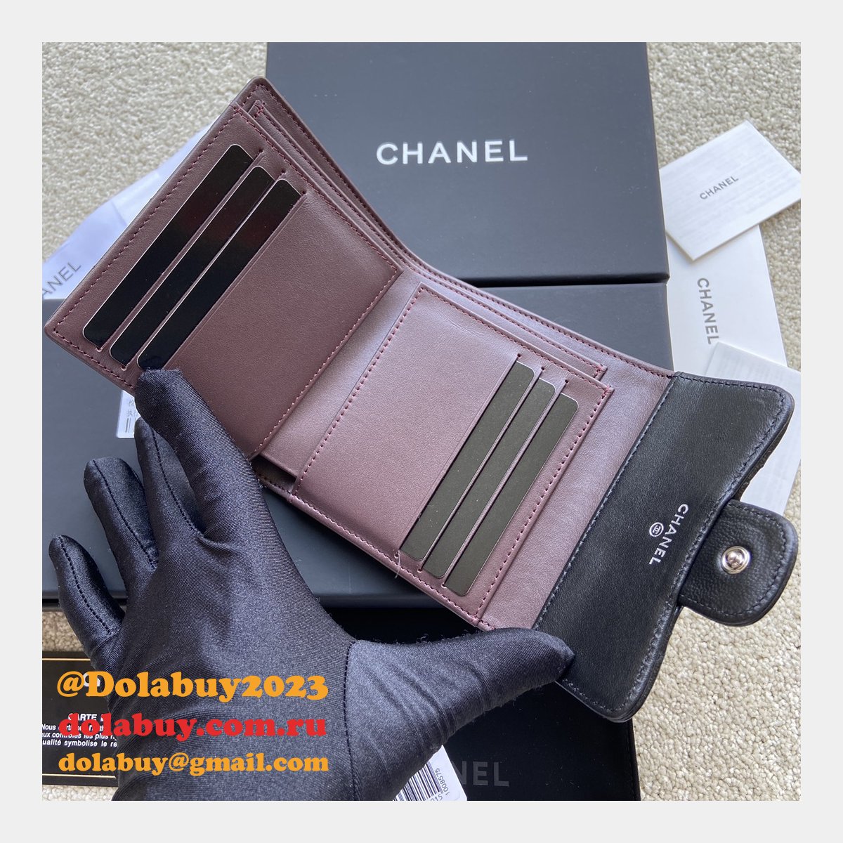 best CC Replica Classic Small Pocket Flap Wallet A82288