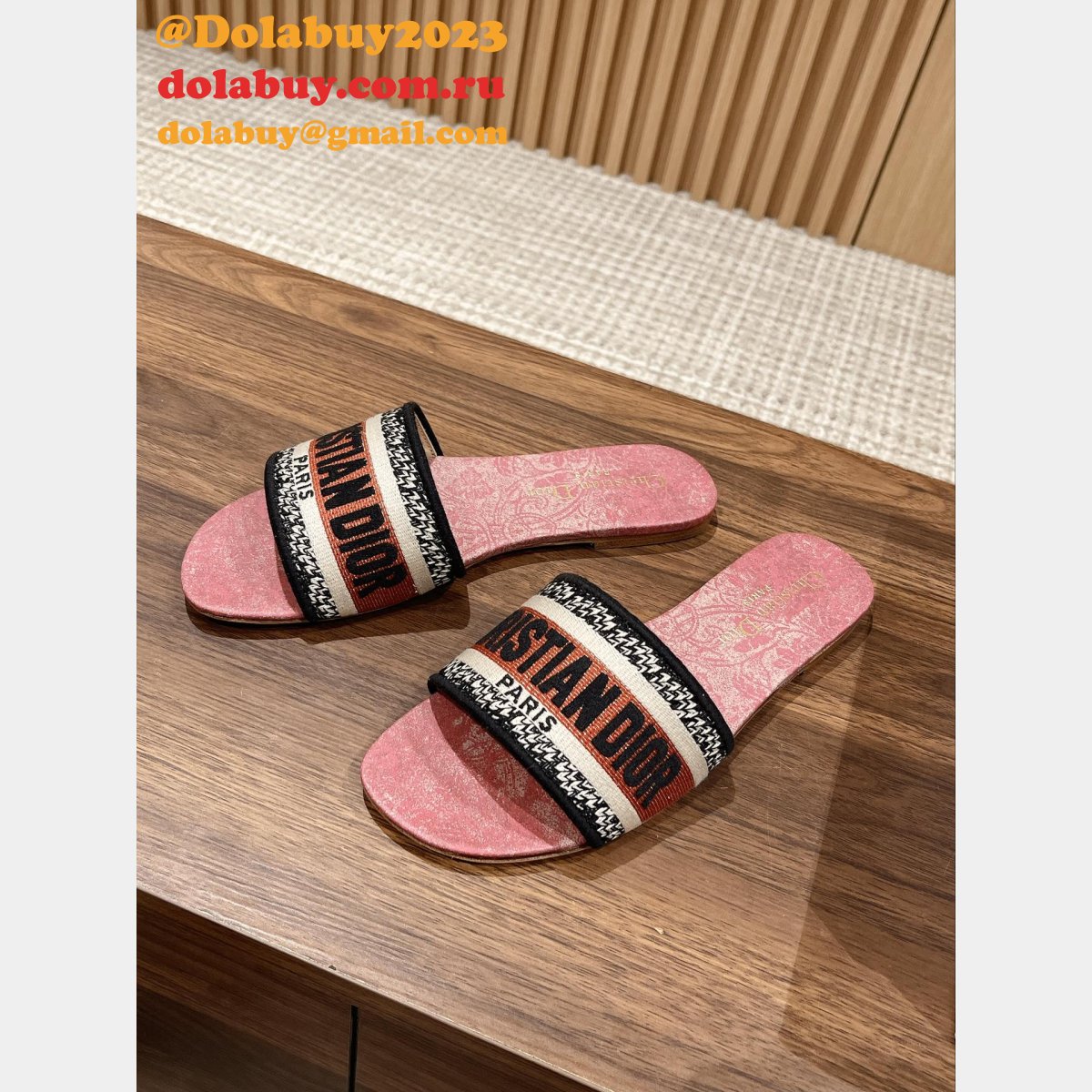 7 Star Inspired DIOR DWAY SLIDE Wholesale