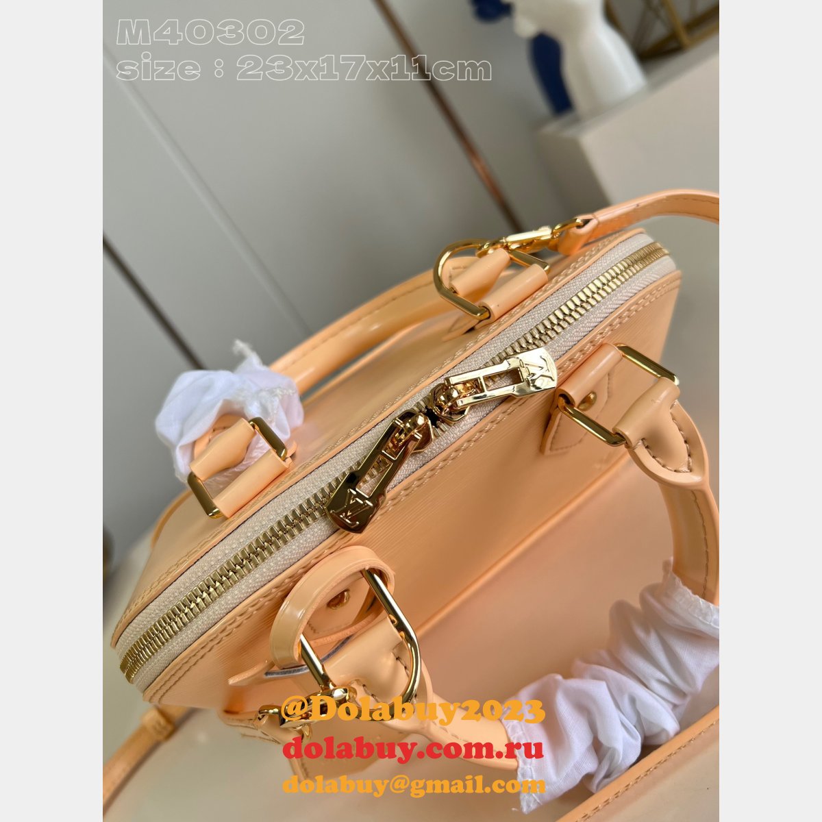 Louis Vuitton Alma PM Epi M40302 Apricot M40302 Knockoff Handbags