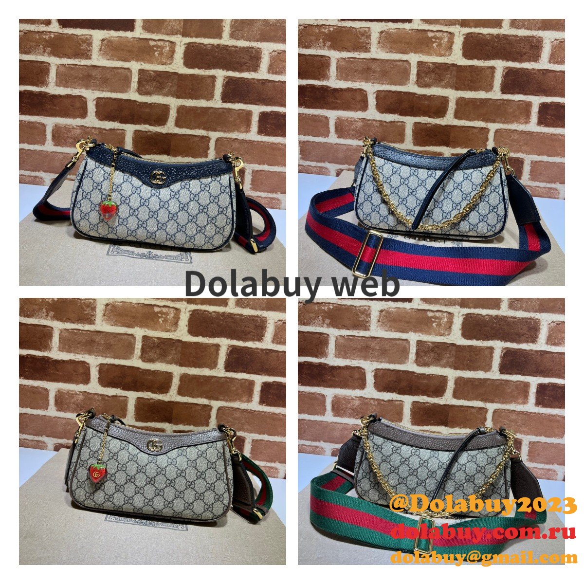 7 star G*u*i 735132 replicas ophidia gg high quality handbag