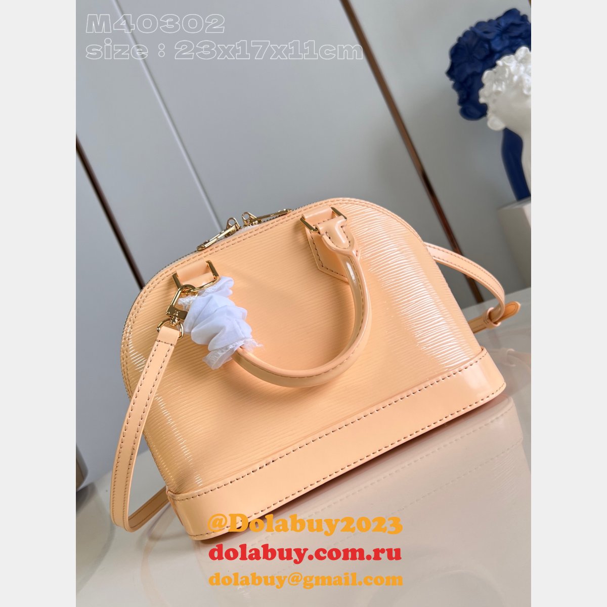 Louis Vuitton Alma PM Epi M40302 Apricot M40302 Knockoff Handbags