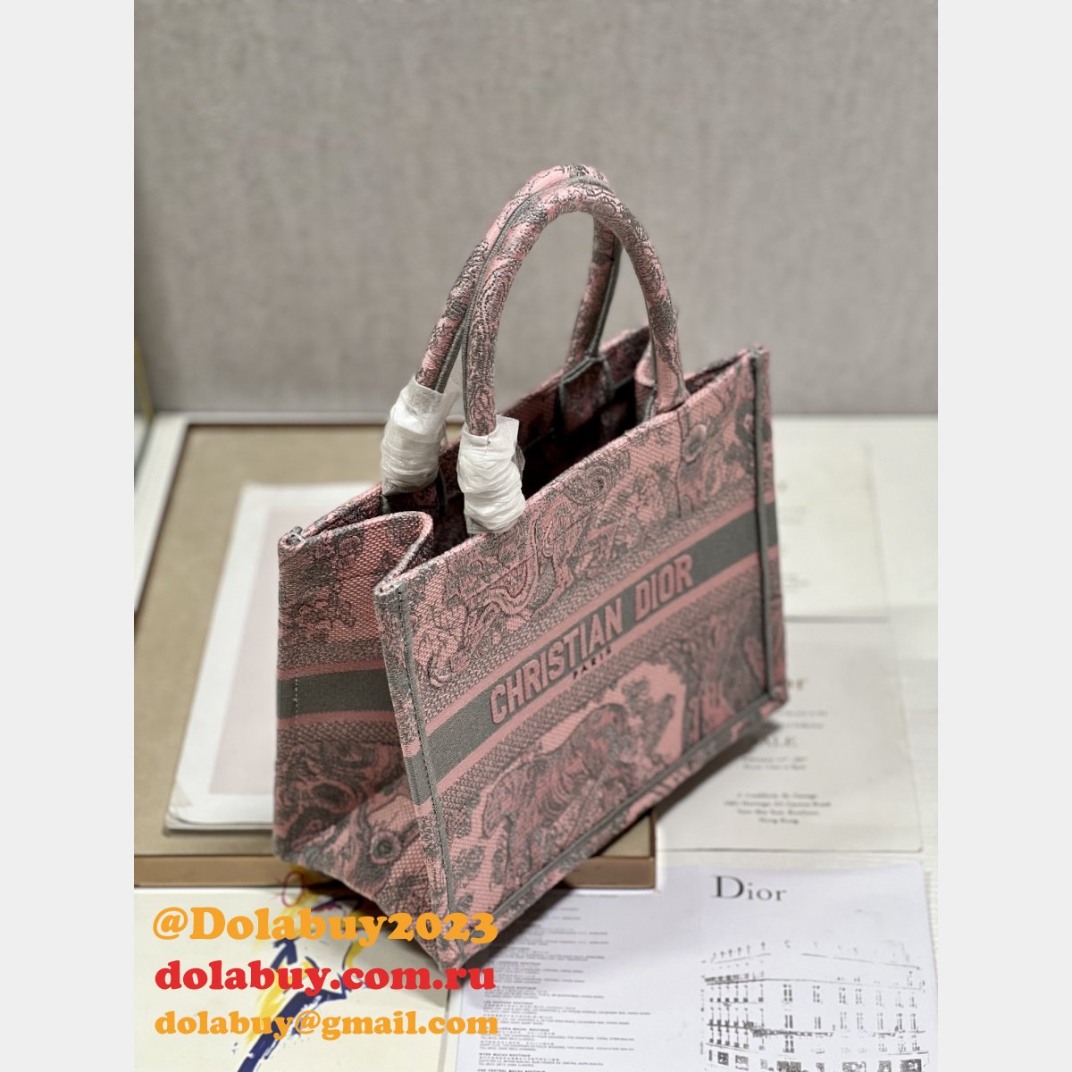 Luxury DIOR BOOK TOTE CHEAP REPLICA BAG Designer