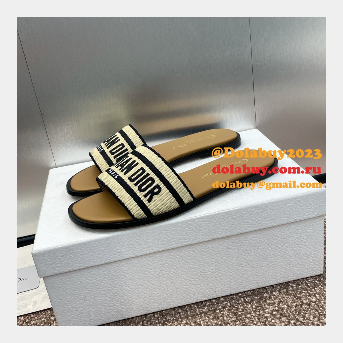 Wholesale Dior Dway Slide 2024 Inspired