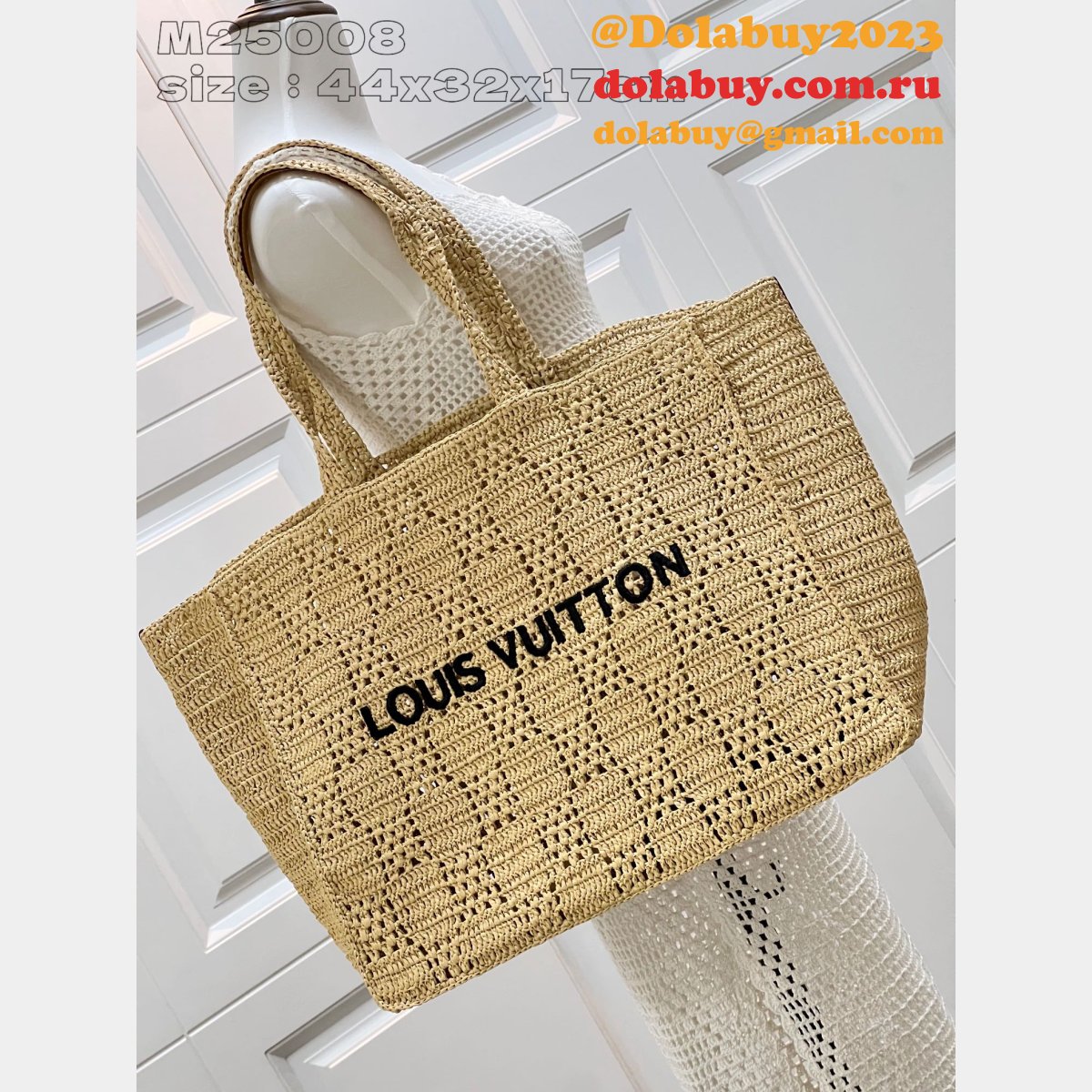 Louis Vuitton Summer Shopper Tote M25008 Men Replica Bags