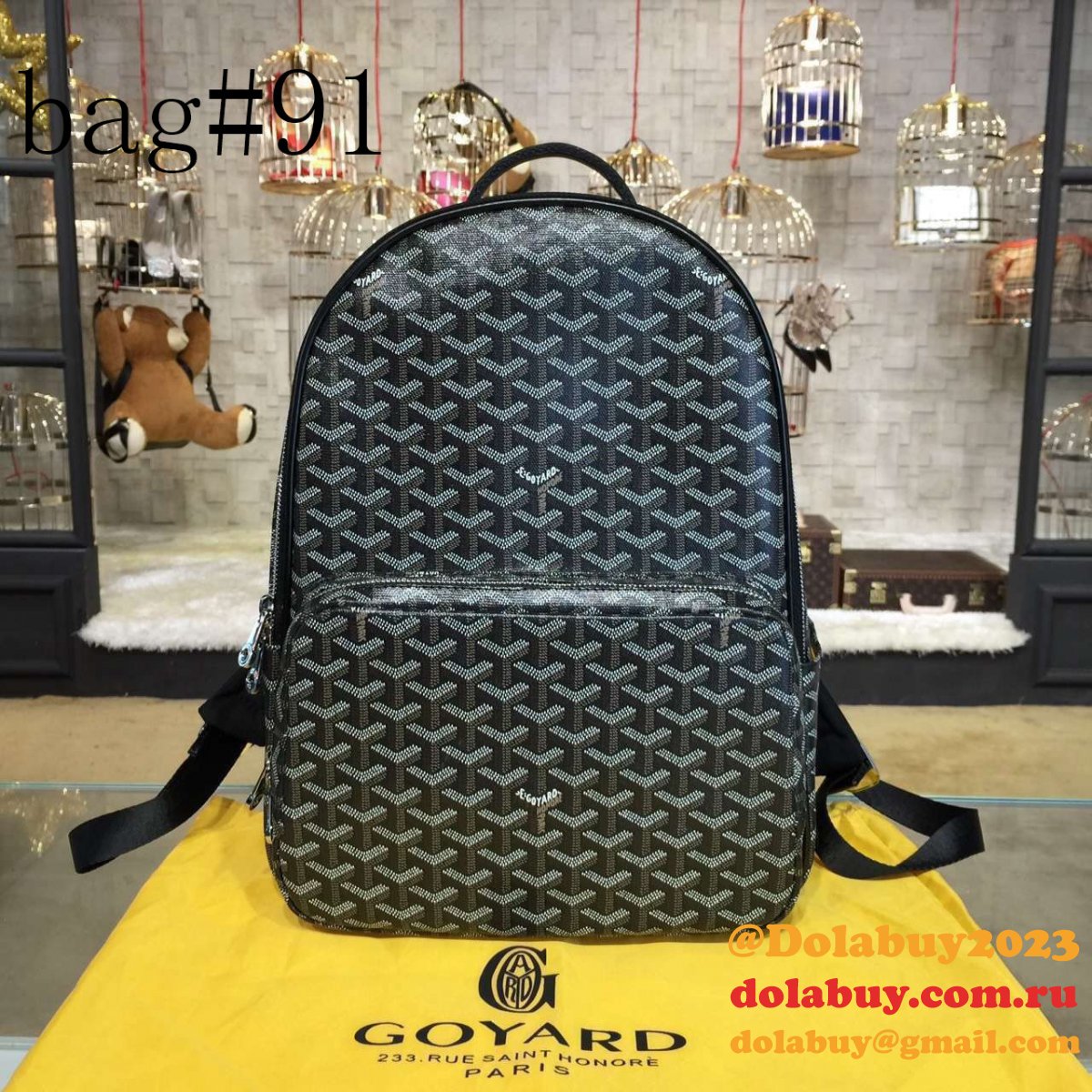 Cheap Top Quality Goyard Multi-Color Backpack Bags