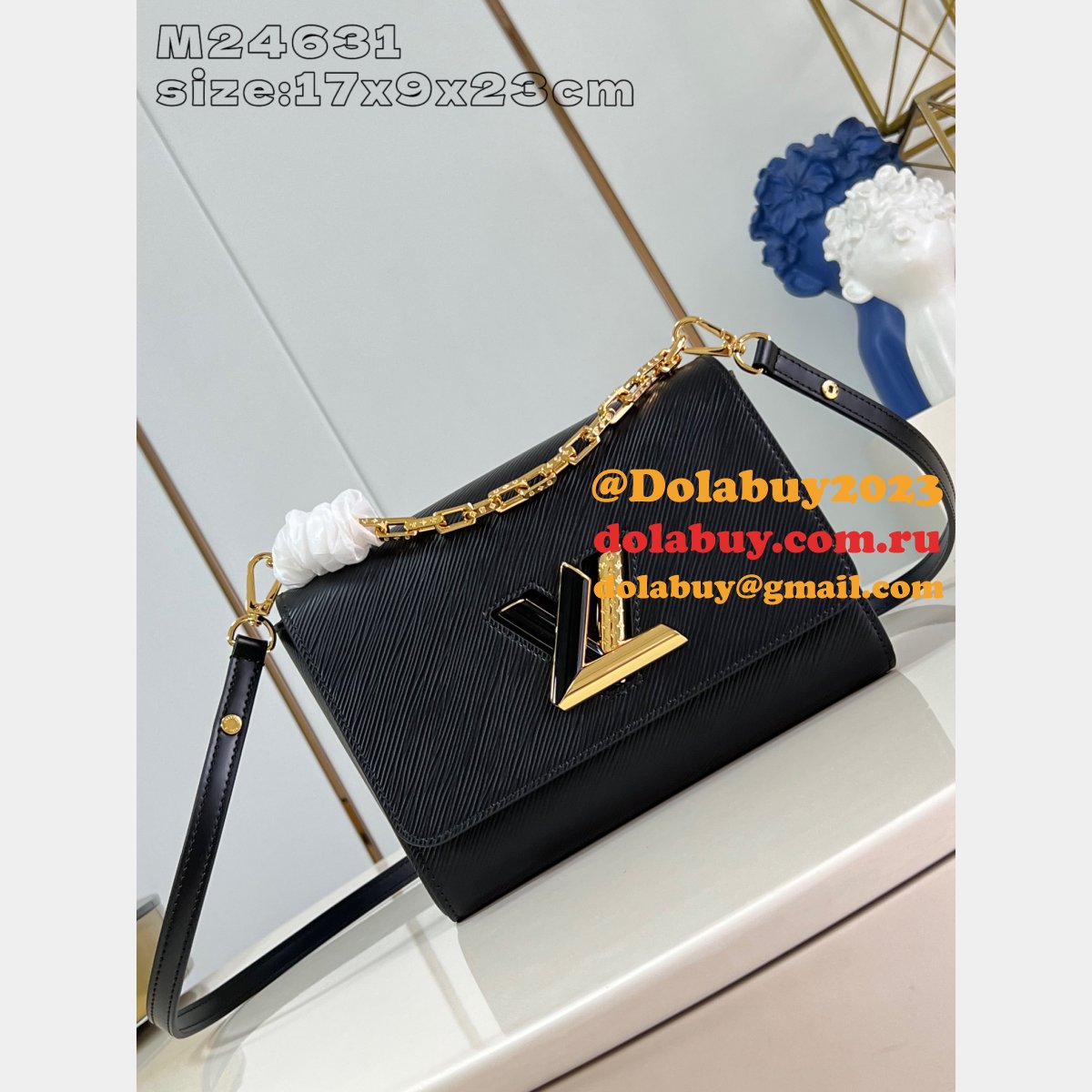 Louis Vuitton Twist Inspired Epi M24631/M24630 High Bag