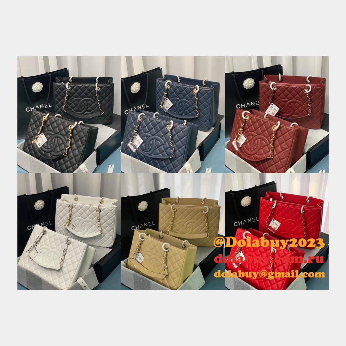 Best classic  CC 50995 shopping bag CAVIAR leather