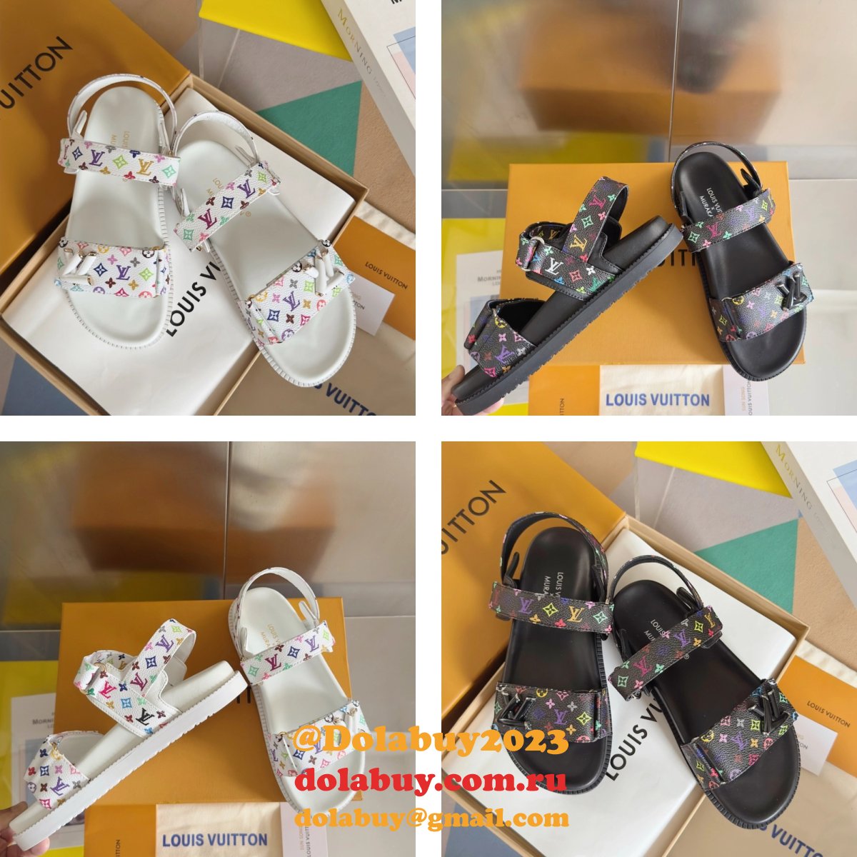 Best LV TM LV Sunset Flat Comfort Sandal