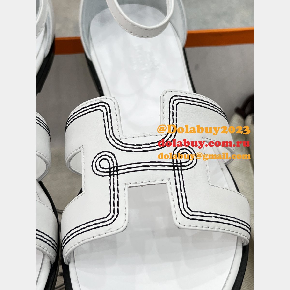 UK Both Wholesale 1:1 Mirror Sandals Retail Hermes Replica Shoes
