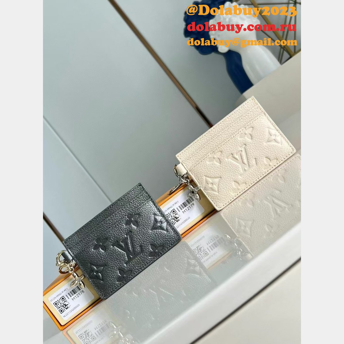 Louis Vuitton Replica LV Charms Card Holder M12178 Bag