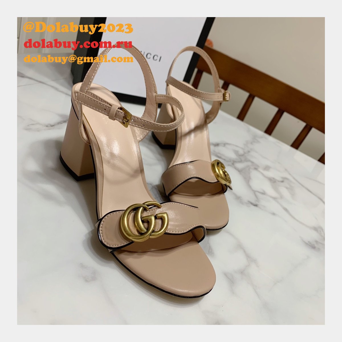 one word G*u*i sandals perfect summer slippers shoes