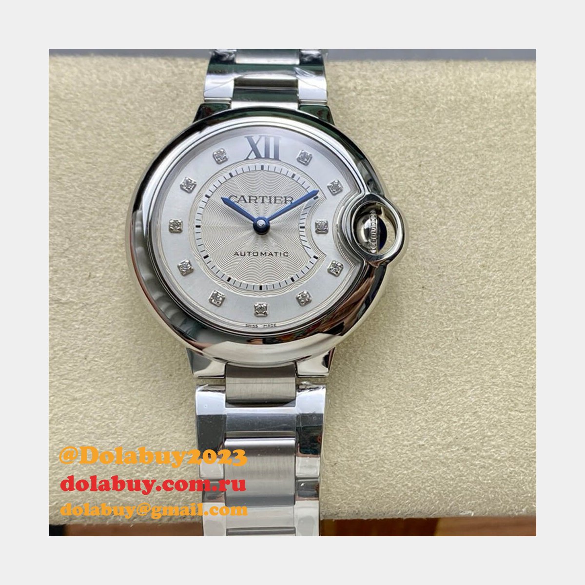 Cartier 33mm Ballon Bleu de Cartier watch