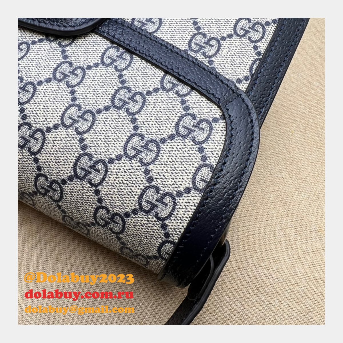 G*u*i copy 1955 horsebit gg supreme shoulder 602204 bag