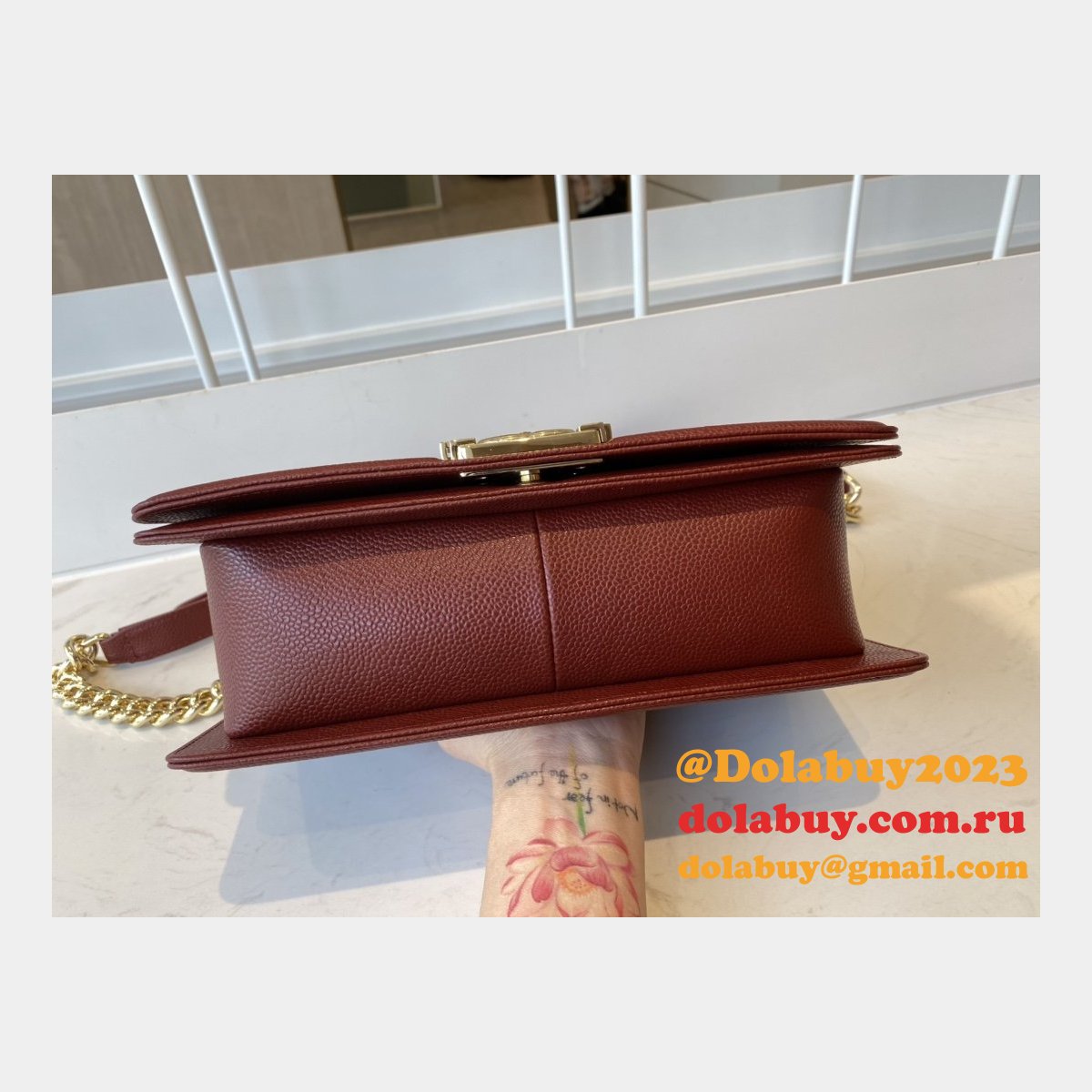 CC Replicas Calfskin & Ruthenium-Finish Metal Boy Many Colours
