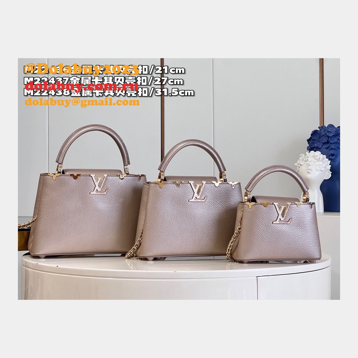 Capucines Shop Replica Louis Vuitton M22436 M22437 M22438 Bag